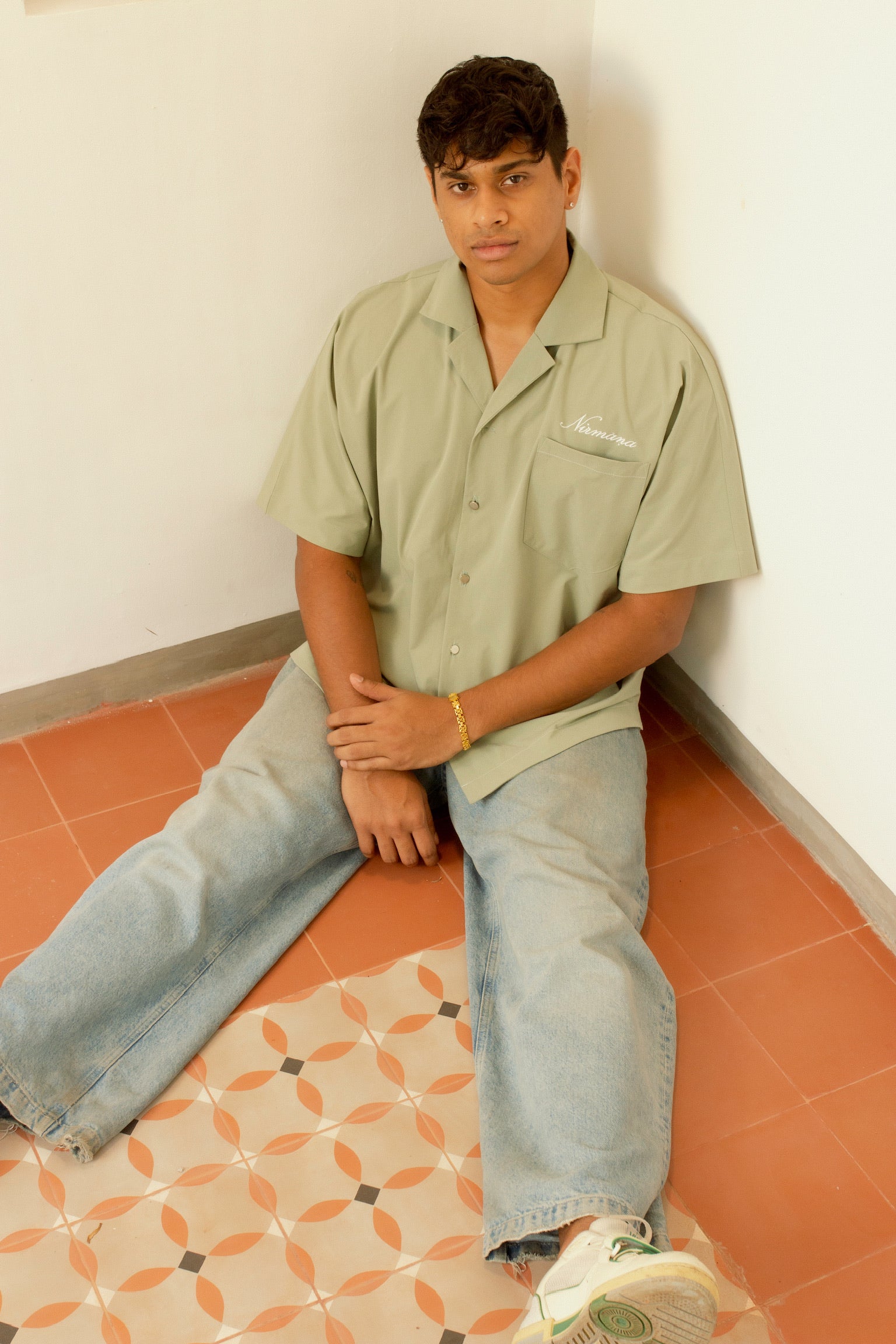 The Signature Shirt Green - Nirmāṇa Apparel Sri Lanka