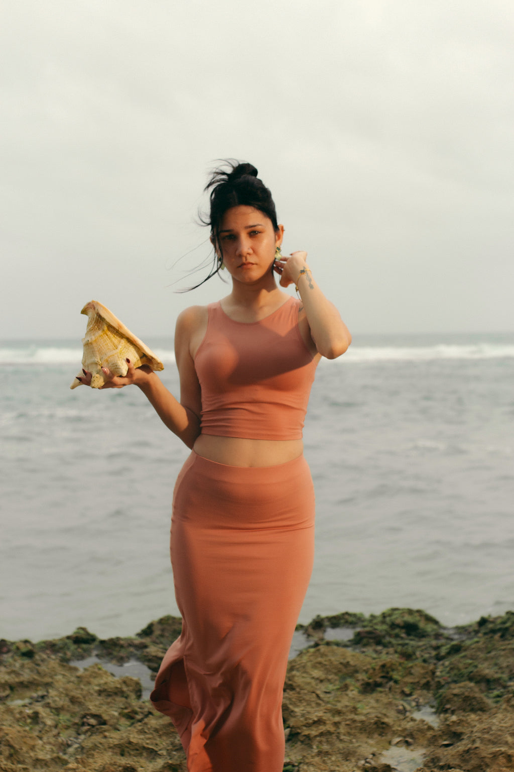 Rust Pink Set 1 - Nirmāṇa Apparel Sri Lanka