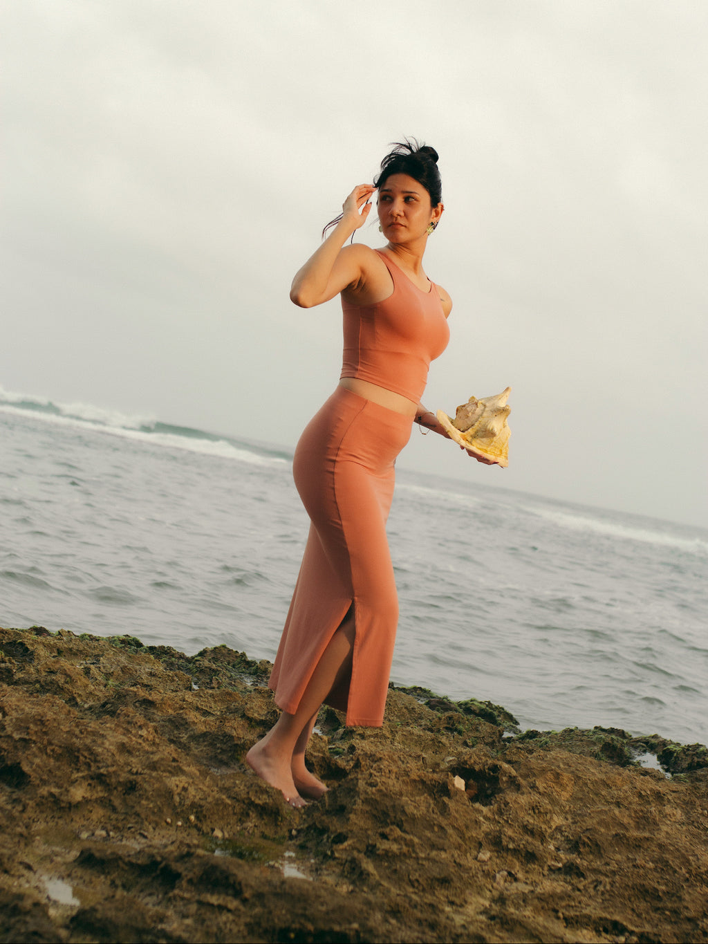 The Rust Pink Set 4 - Nirmāṇa Apparel Sri Lanka