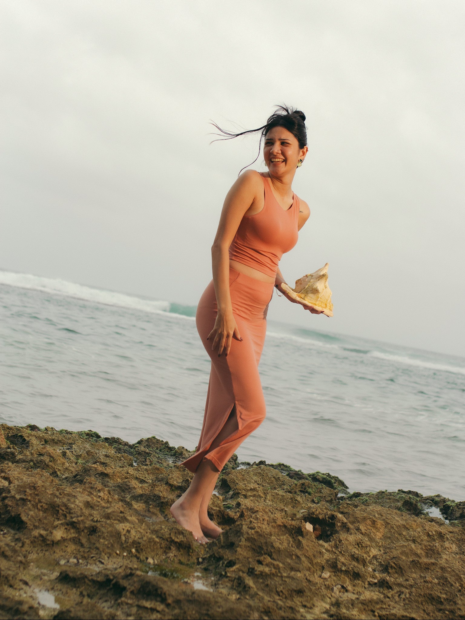 The Rust Pink Top - Nirmāṇa Apparel Sri Lanka