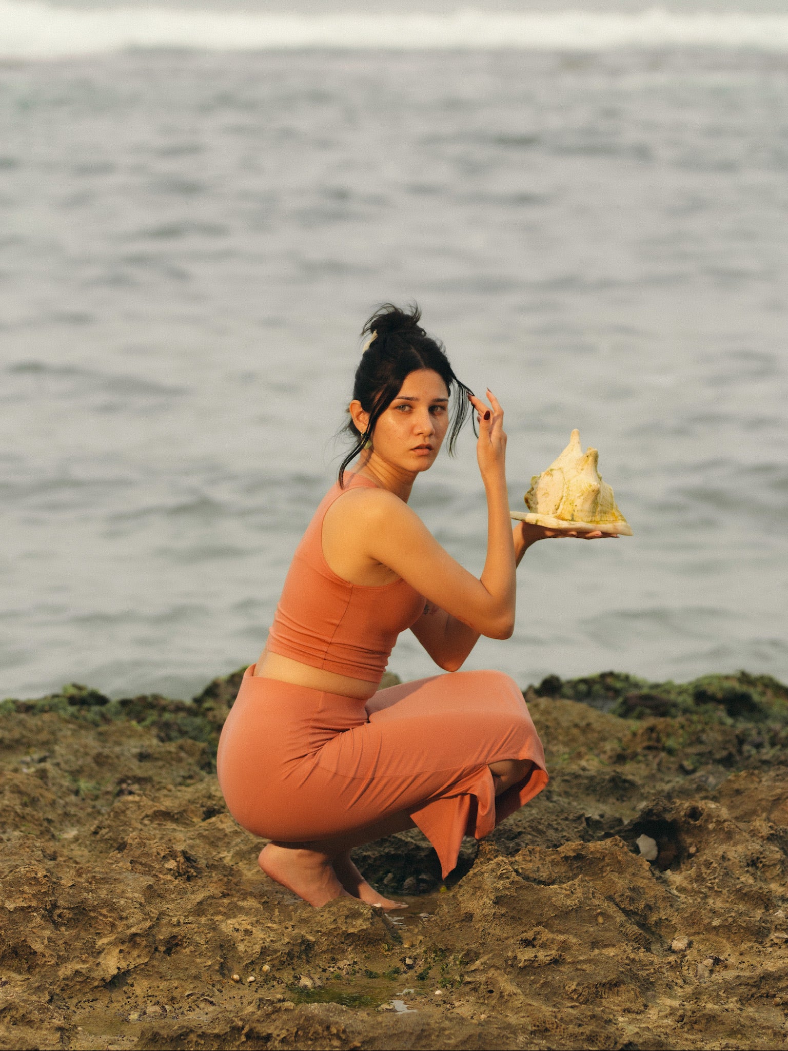 Rust Pink Set 3 - Nirmāṇa Apparel Sri Lanka