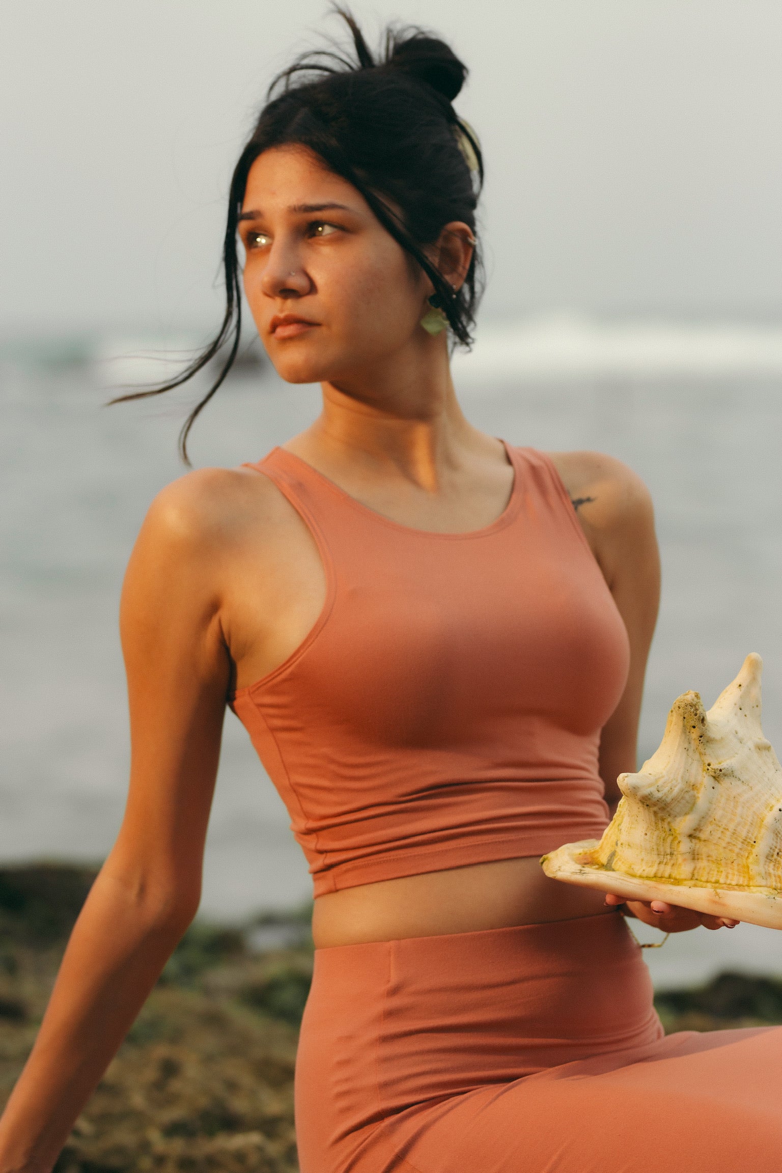 Rust Pink Set 2 - Nirmāṇa Apparel Sri Lanka